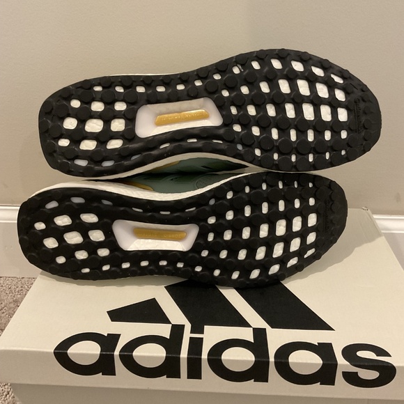 Adidas Ultraboost 1.0 men size 11.5 Silver Green Metallic Gold - Picture 5 of 8